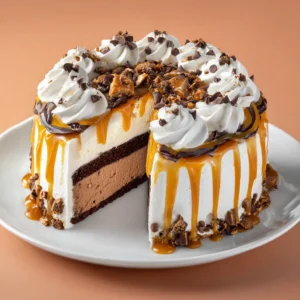 Chocolate Chip  Cookie Dough Blizzard Cake