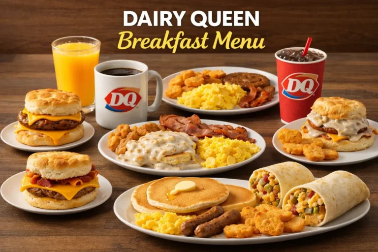 Dairy Queen Breakfast Menu