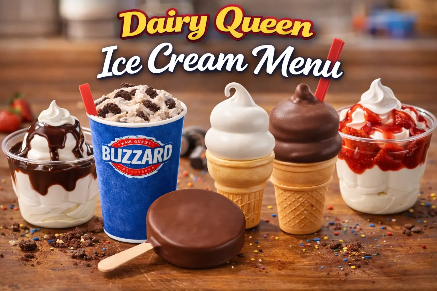 Dairy Queen Ice Cream Menu