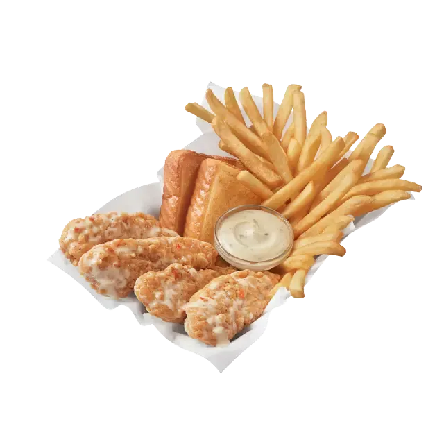 Parmesan Garlic Sauced & Tossed Chicken Strip Basket